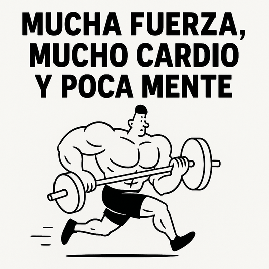 Mucha fuerza, mucho cardio y poca mente.