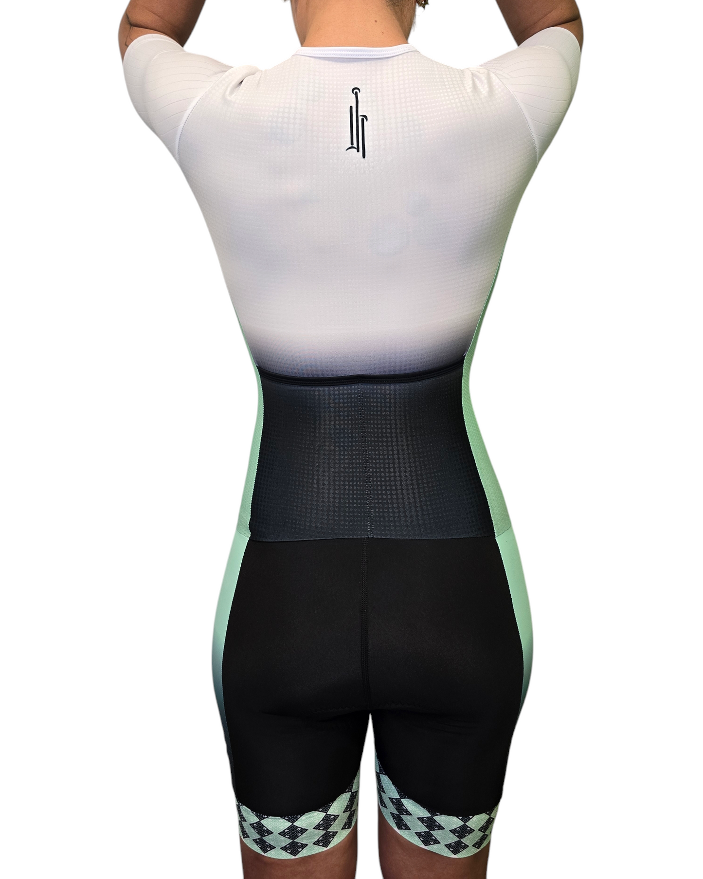 Trisuit Mayan blue Triada mujer c/mangas