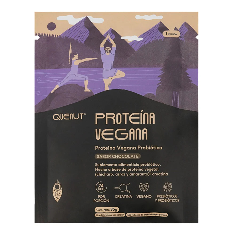 Sobre de proteína sabor chocolate 35gr - Quenut