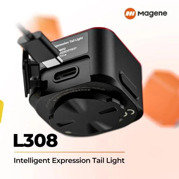 Luz trasera para bicicleta de expresión inteligente L308 Magene.