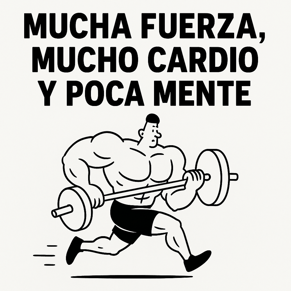 Mucha fuerza, mucho cardio y poca mente.