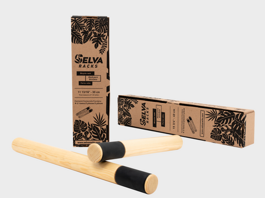 Selva Racks. Rack para bicicleta. Color Natural 30cm.