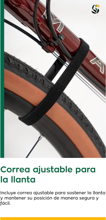 Selva Racks. Rack para bicicleta. Color Blanco 30cm.