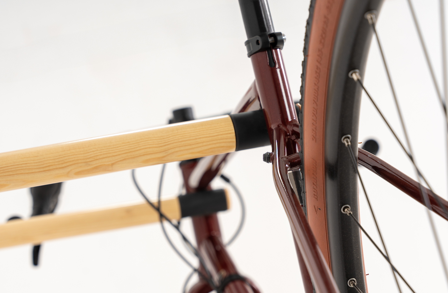 Selva Racks. Rack para bicicleta. Color natural 40cm.