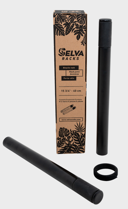 Selva Racks. Rack para bicicleta. Color Negro 40cm.