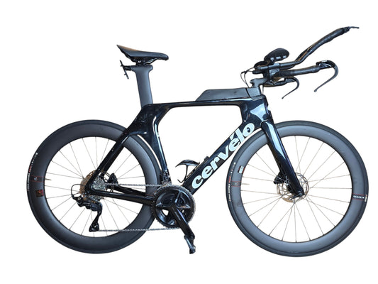 Bicicleta TT SEMI-Nueva Cervelo P series color negro. Talla M (54)