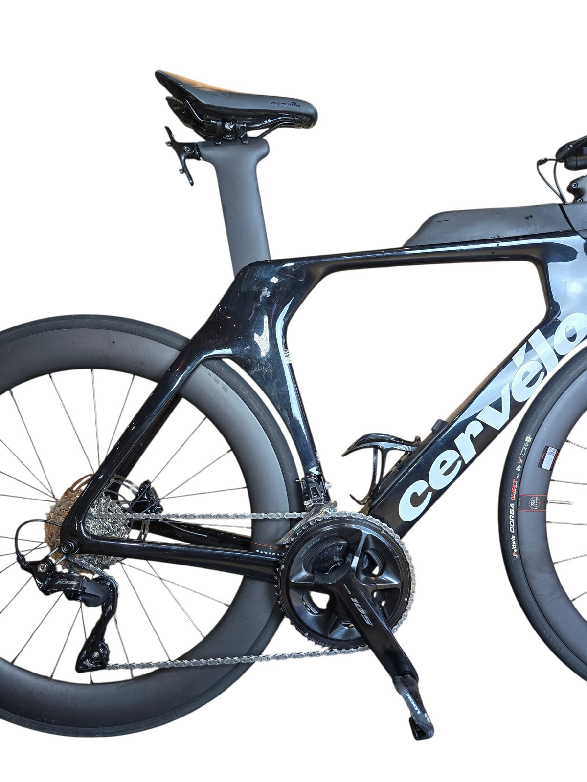 Bicicleta TT SEMI-Nueva Cervelo P series color negro. Talla M (54)