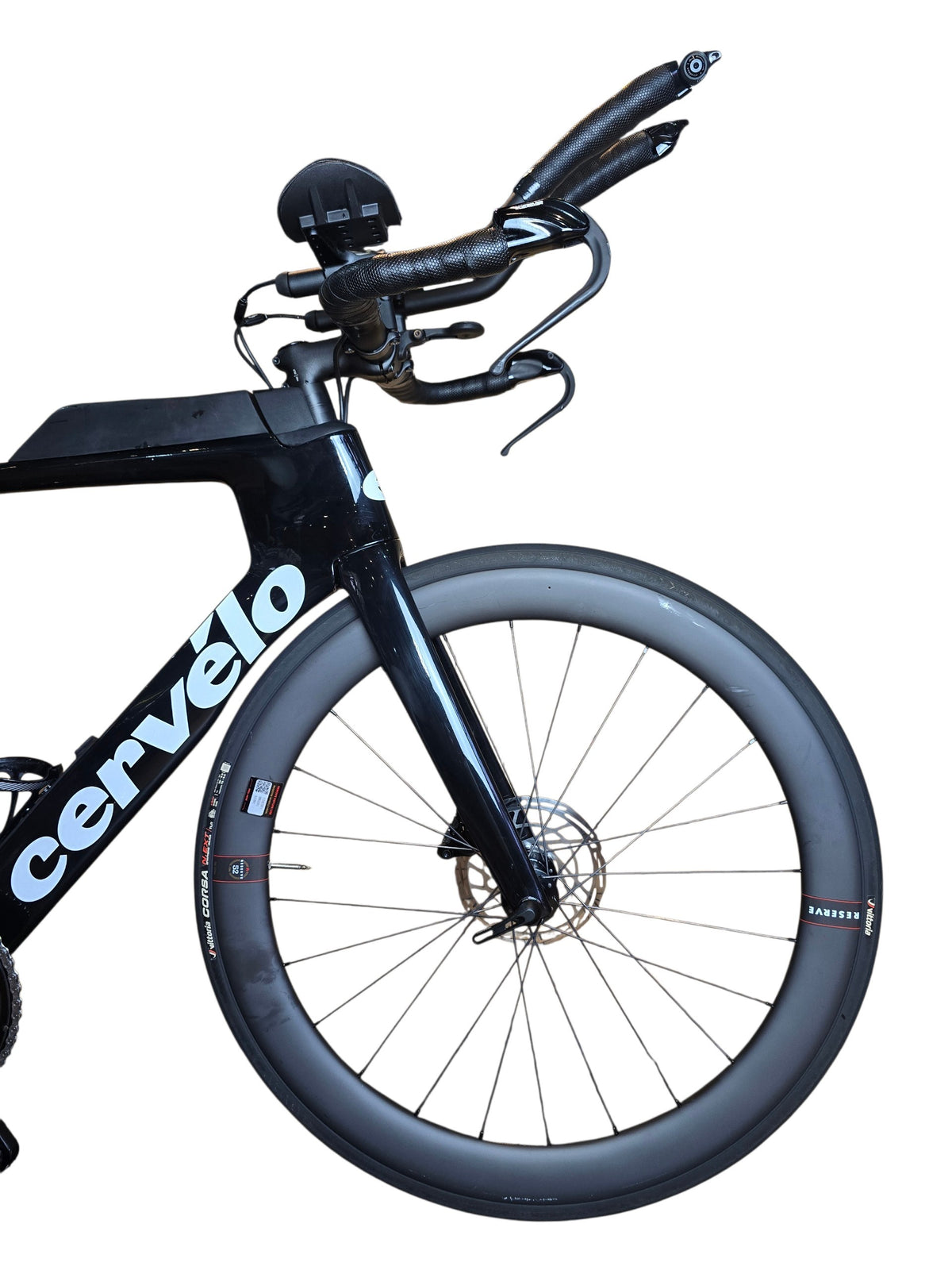 Bicicleta TT SEMI-Nueva Cervelo P series color negro. Talla M (54)