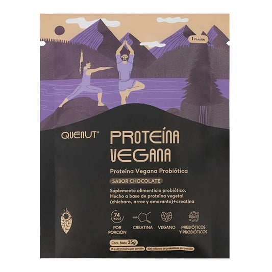 Sobre de proteína sabor chocolate 35gr -  Quenut
