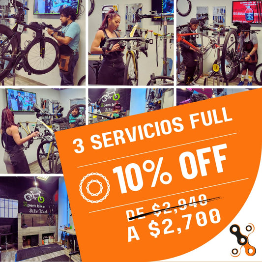 3 Servicios de bicicleta full en Xpertbike.