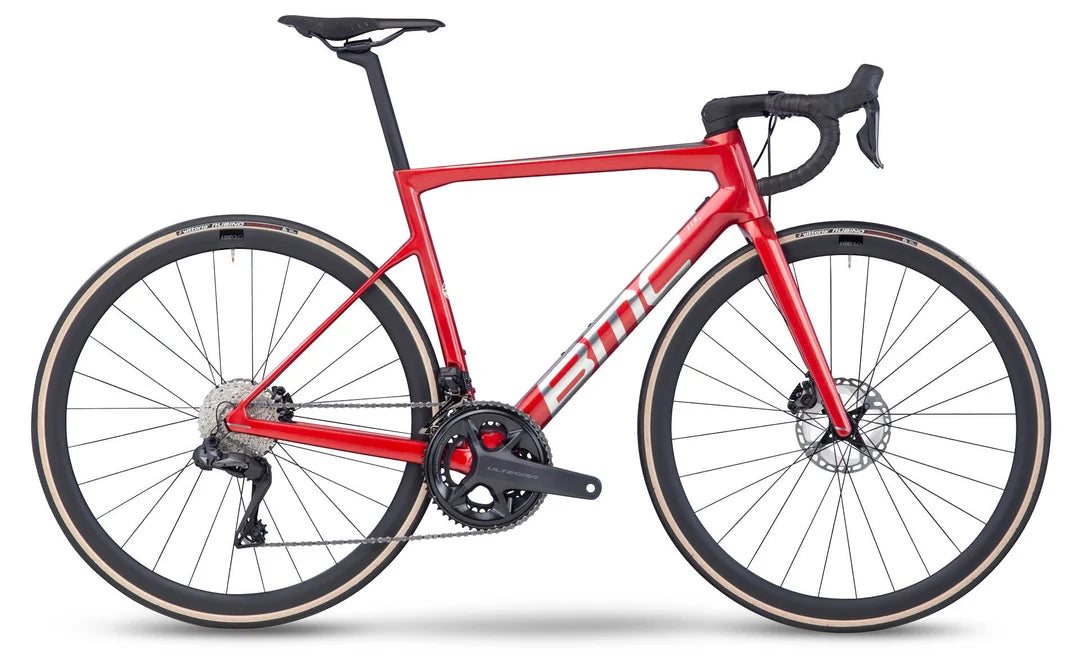 Bicicleta Ruta BMC Teammachine SLR ONE. Color Prisma Red /Brushed Alloy. 2023