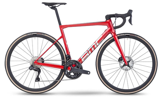 Bicicleta Ruta BMC Teammachine SLR ONE. Color Prisma Red /Brushed Alloy. 2023