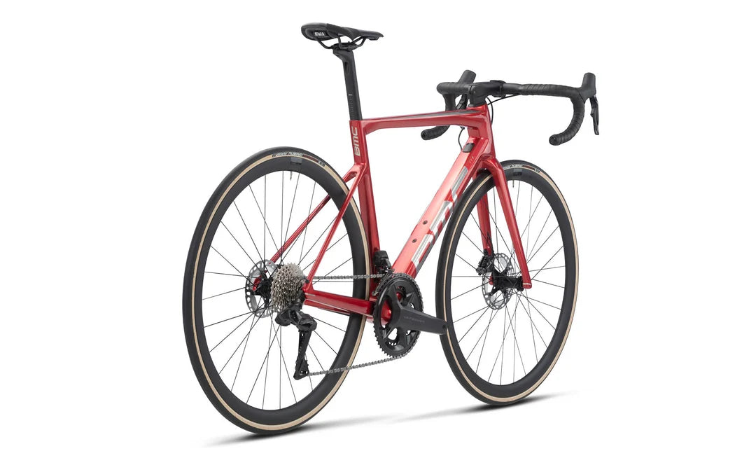 Bicicleta Ruta BMC Teammachine SLR ONE. Color Prisma Red /Brushed Alloy. 2023