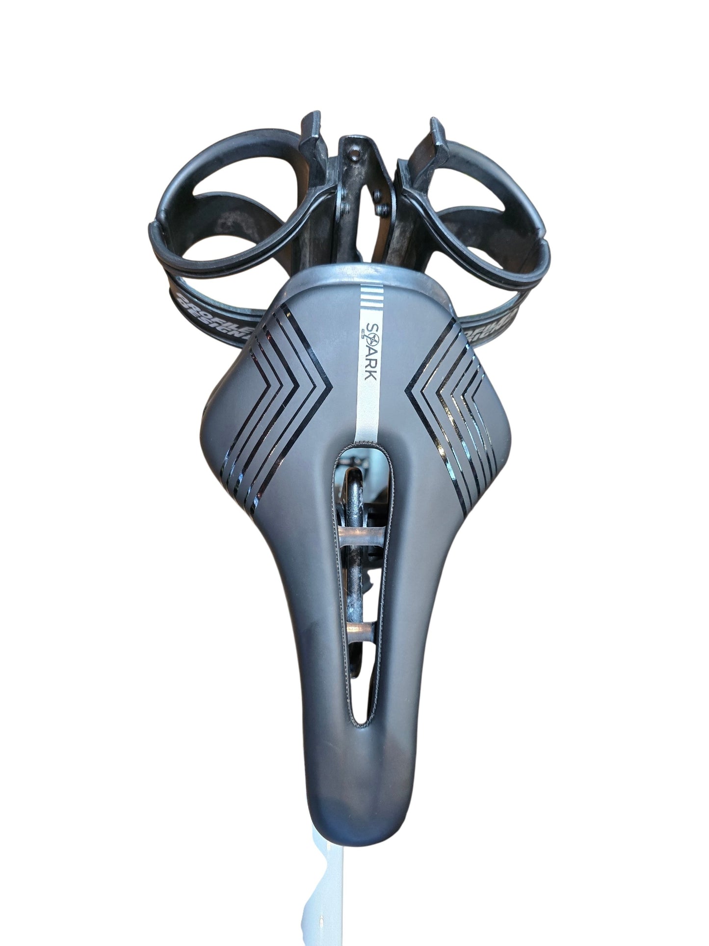 Bicicleta TT (Triatlón) Semi-nueva Cervélo P3 color Blanca/negra/azul. Talla 58
