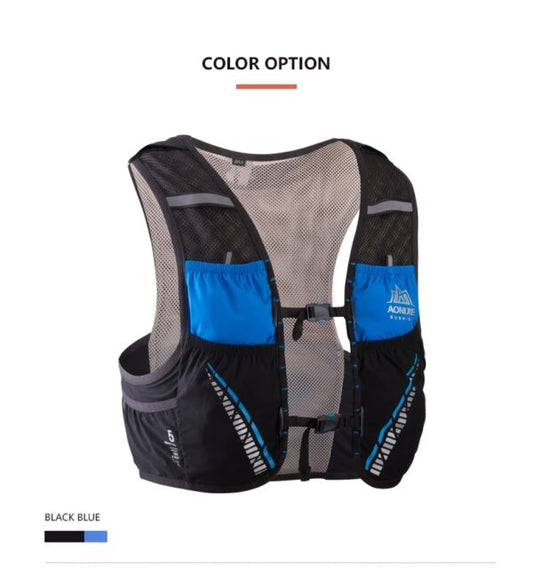 Chaleco senderismo talla M/L capacidad 5lts color negro - Aonijie