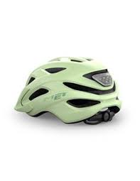 Casco MET Crossover talla Mediano 52/59. Color menta.