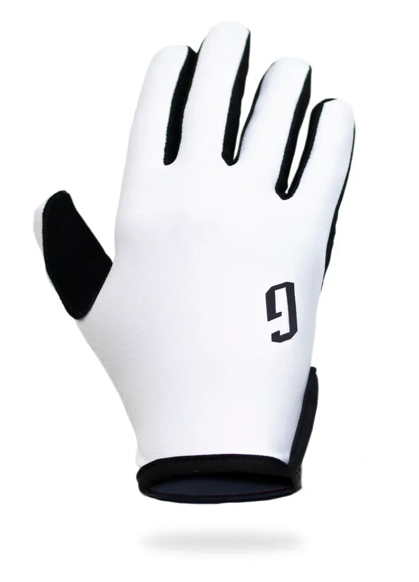 Guantes para ciclismo dedos completos GAVIA color blanco