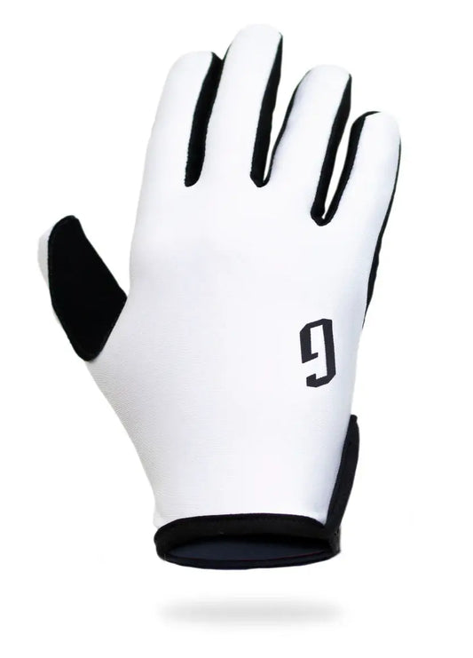 Guantes para ciclismo dedos completos GAVIA color blanco