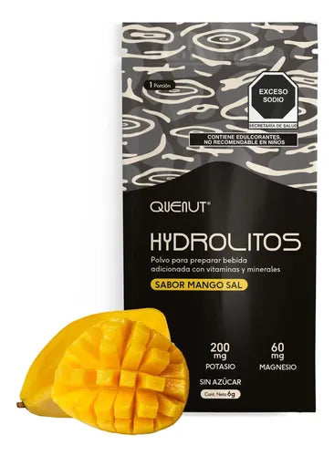 Sobre de Hydrolitos sabor Mango Sal 6g - Quenut