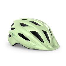 Casco MET Crossover talla Mediano 52/59. Color menta.
