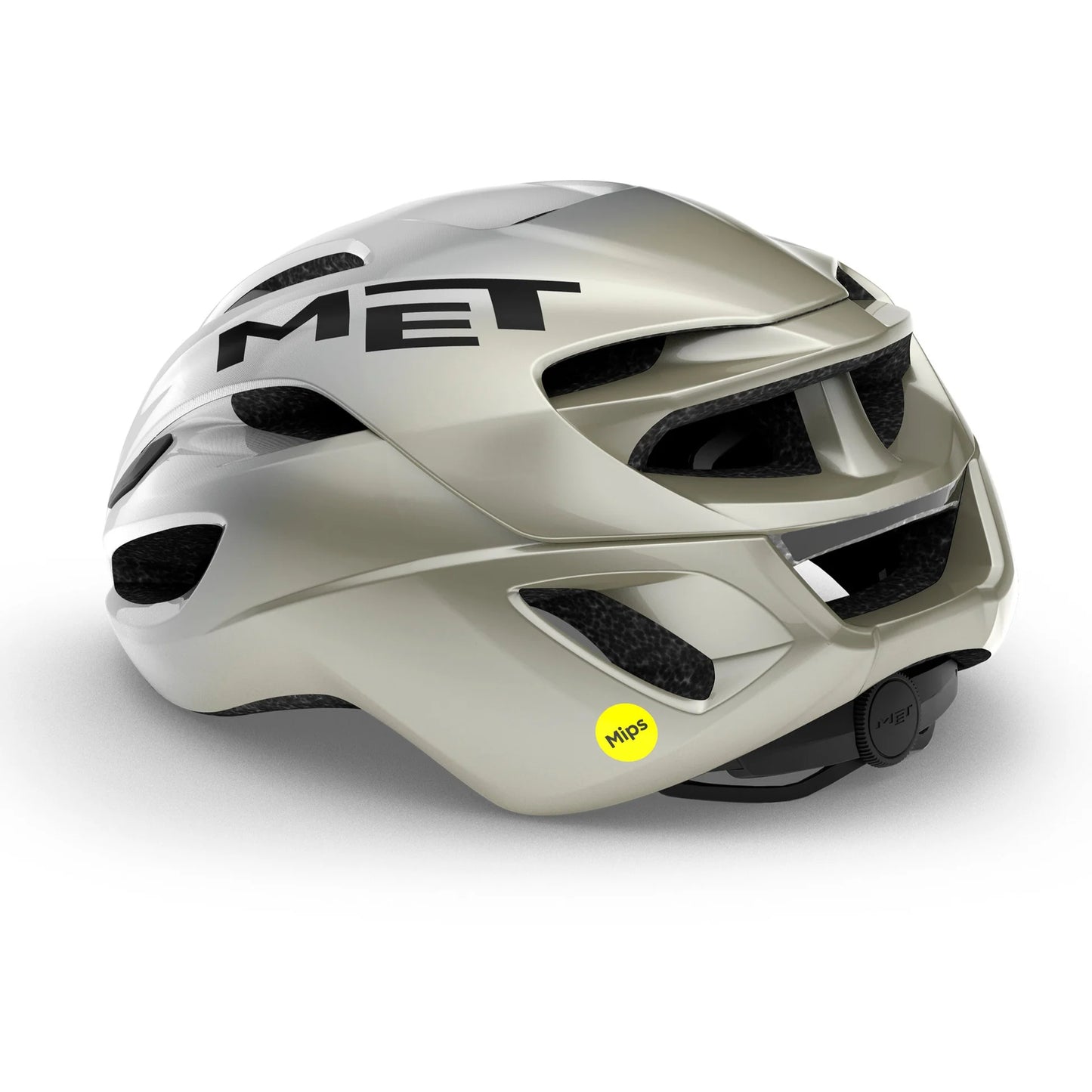 Casco MET Rivale Mips. Talla M. Color Plata/gris