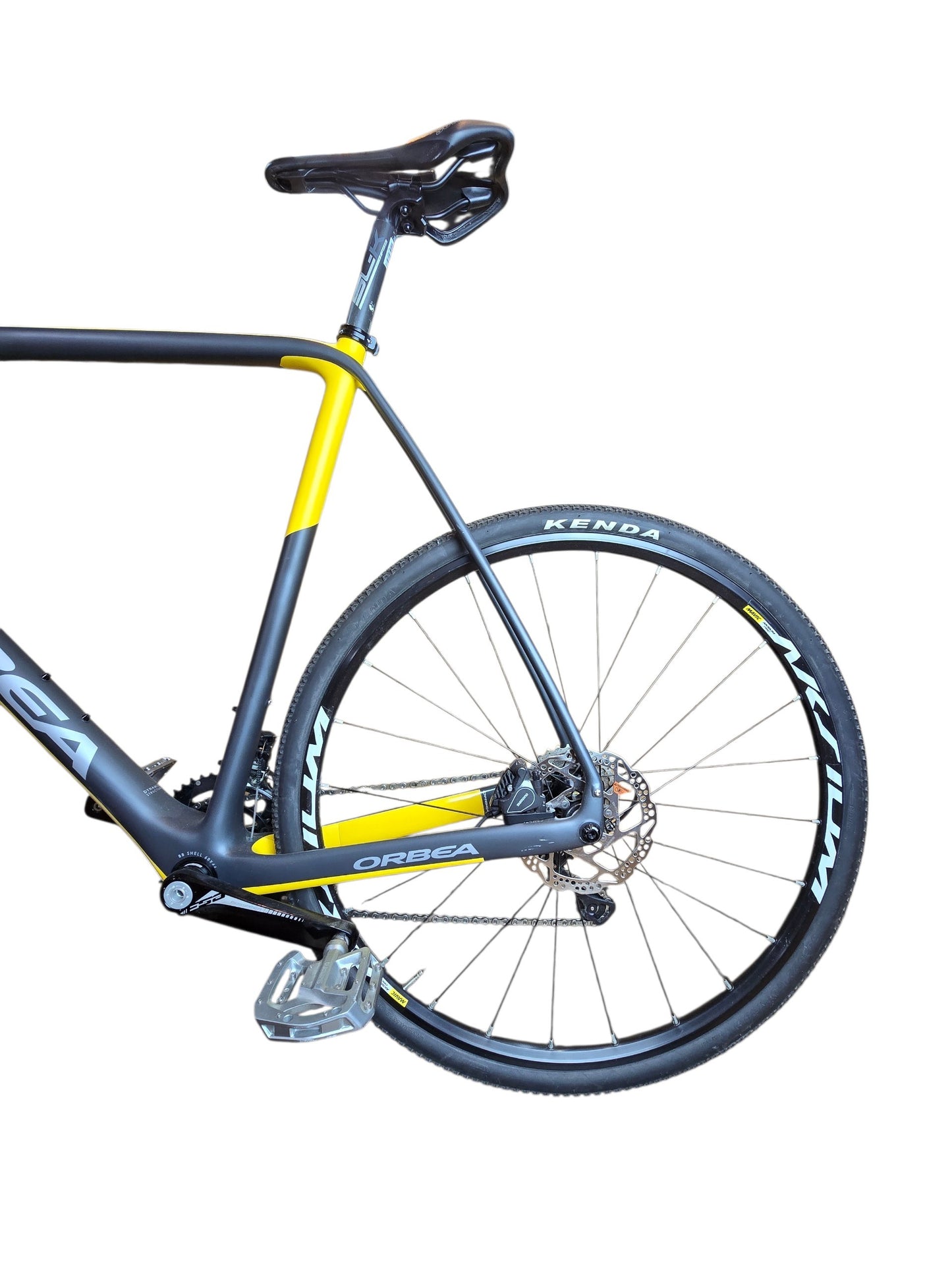 Bicicleta Semi-nueva Orbea Terra full carbon tipo Gravel.