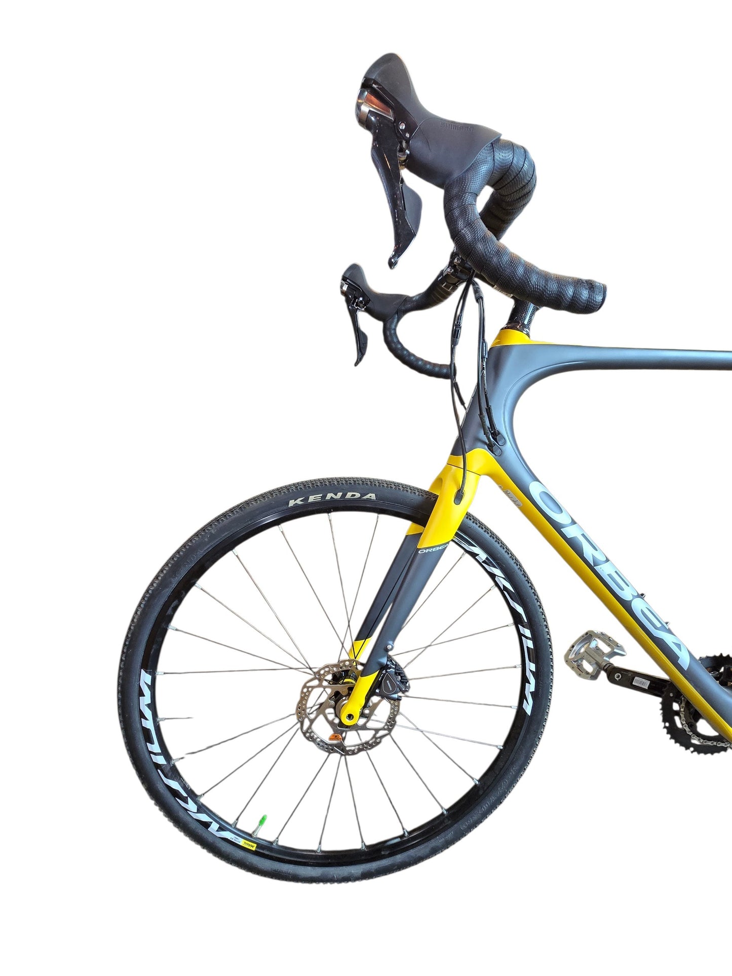 Bicicleta Semi-nueva Orbea Terra full carbon tipo Gravel.