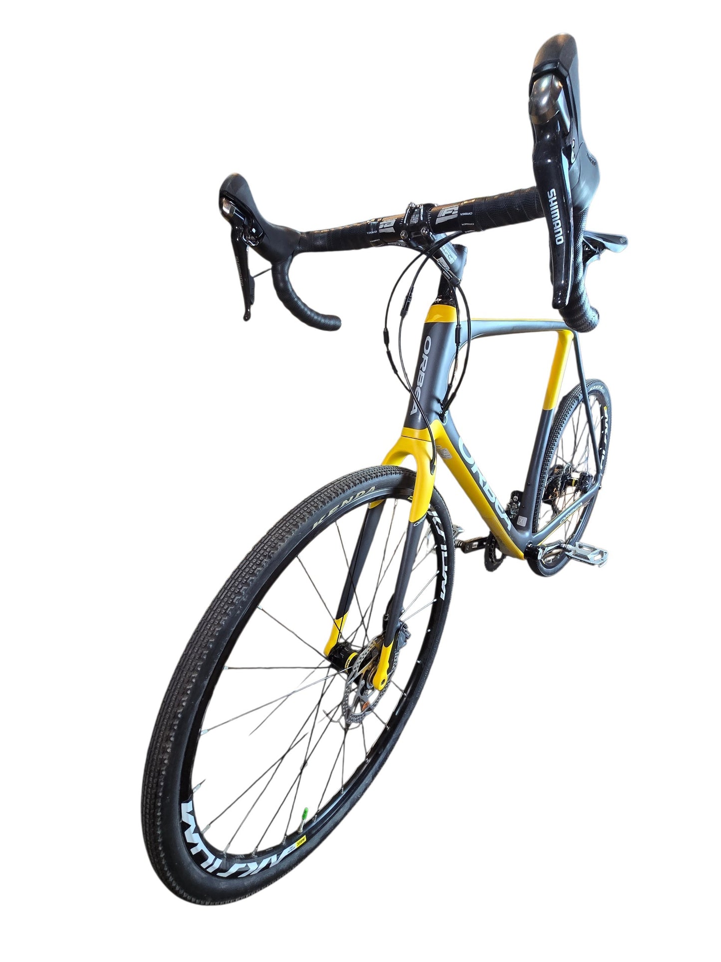 Bicicleta Semi-nueva Orbea Terra full carbon tipo Gravel.