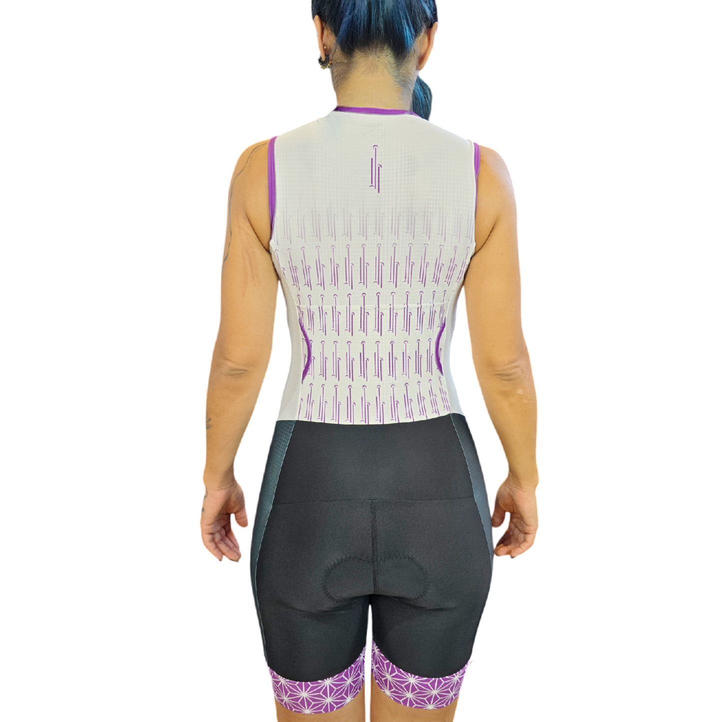 Trisuit Olimpic color lila sin mangas
